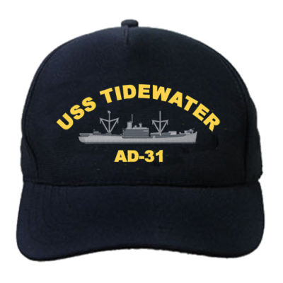 AD 31 USS Tidewater Embroidered Hat