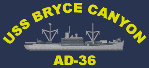 AD 36 USS Bryce Canyon Embroidered Polo Shirt