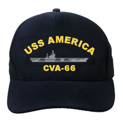 CVA 66 USS America Embroidered Hat