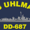 DD 687 USS Uhlmann