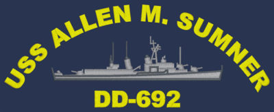 DD 692 USS Allen M Sumner