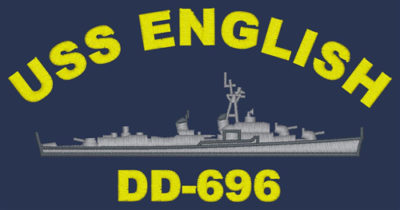 DD 696 USS English