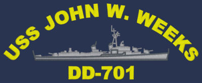 DD 701 USS John W Weeks