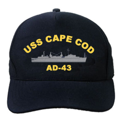 AD 43 USS Cape Cod Embroidered Hat