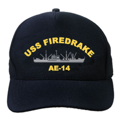 AE 14 USS Firedrake Embroidered Hat
