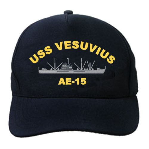 AE 15 USS Vesuvius Embroidered Hat
