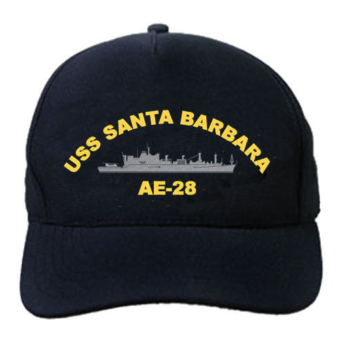 AE 28 USS Santa Barbara Embroidered Hat