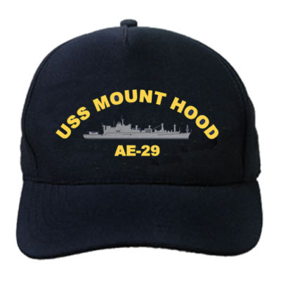 AE 29 USS Mount Hood Embroidered Hat