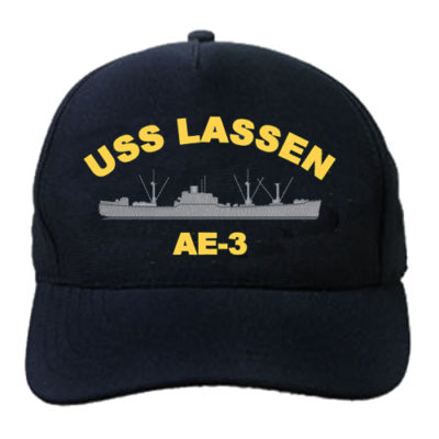 AE 3 USS Lassen Embroidered Hat