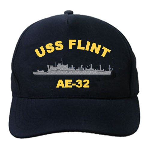 AE 32 USS Flint Embroidered Hat