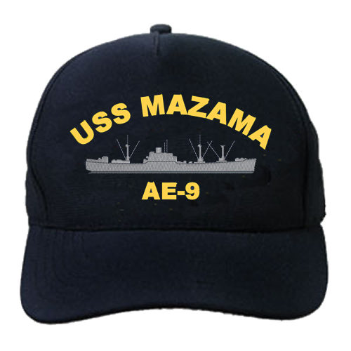 AE 9 USS Mazama Embroidered Hat