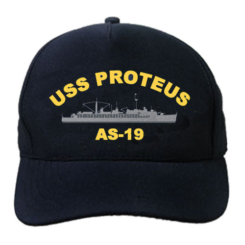 AS 19 USS Proteus Embroidered Hat