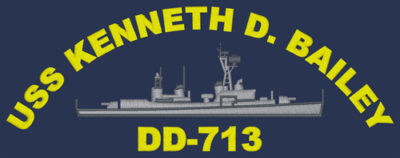 DD 713 USS Kenneth D Bailey