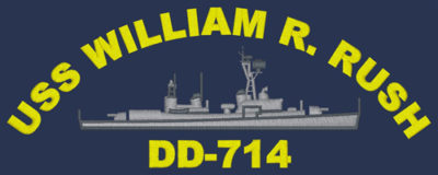 DD 714 USS William R Rush