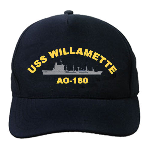 AO 180 USS Willamette Embroidered Hat