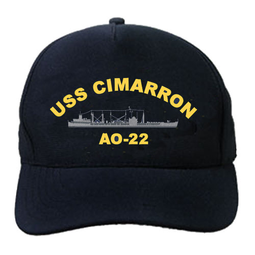 AO 22 USS Cimarron Embroidered Hat