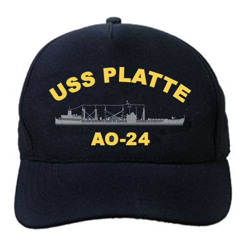 AO 24 USS Platte Embroidered Hat