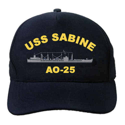 AO 25 USS Sabine Embroidered Hat