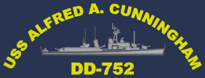 DD 752 USS Alfred A Cunningham