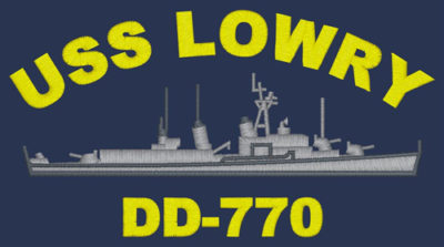 DD 770 USS Lowry