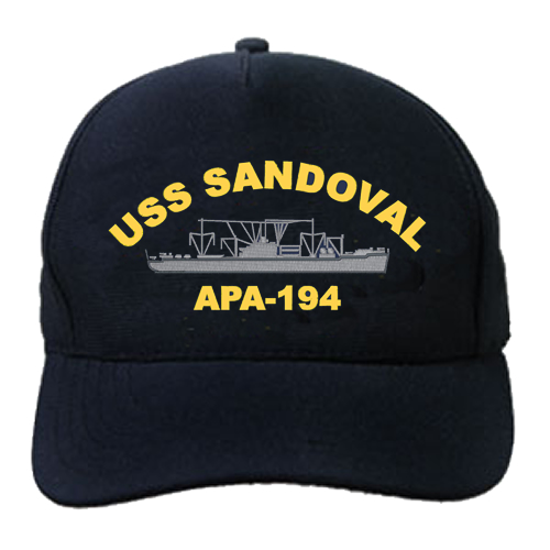 APA 194 USS Sandoval Embroidered Hat