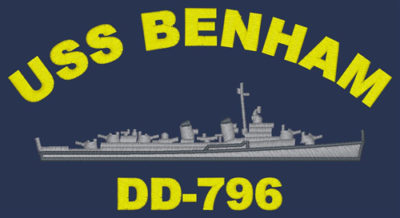 DD 796 USS Benham