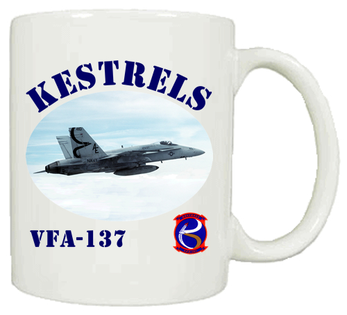 VFA 137 Kestrels Air Squadron Coffee Mug - Hornet