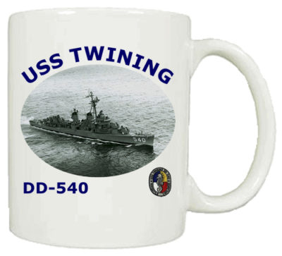 DD 540 USS Twining Coffee Mug