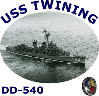 DD 540 USS Twining