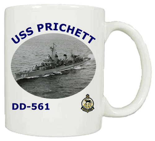 DD 561 USS Prichett Coffee Mug