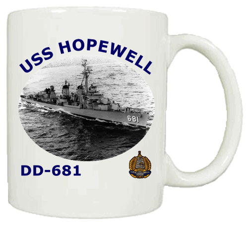 DD 681 USS Hopewell Coffee Mug