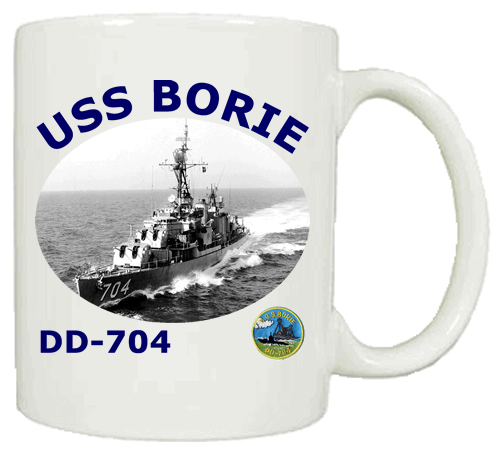 DD 704 USS Borie Coffee Mug