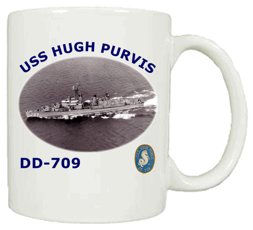 DD 709 USS Hugh Purvis Coffee Mug