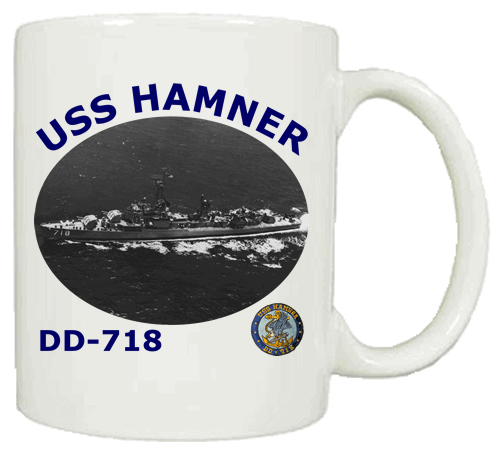 DD 718 USS Hamner Coffee Mug