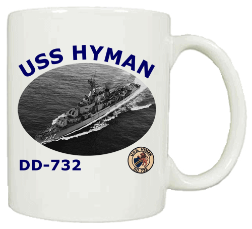 DD 732 USS Hyman Coffee Mug
