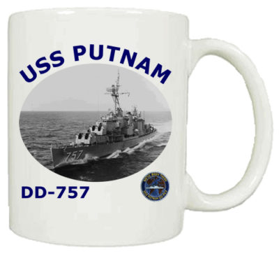 DD 757 USS Putnam Coffee Mug