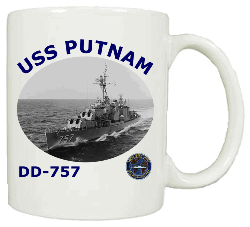 DD 757 USS Putnam Coffee Mug