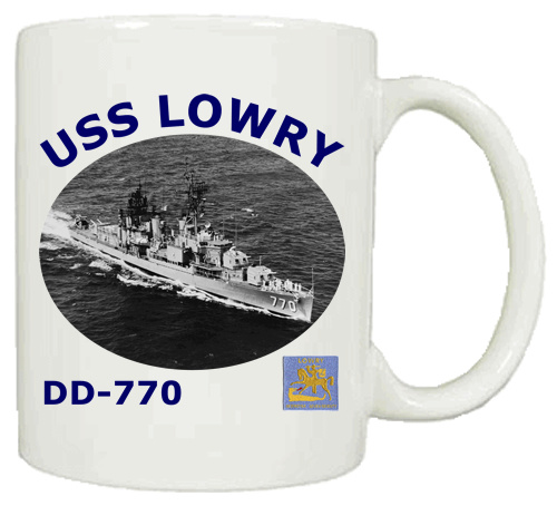 DD 770 USS Lowry Coffee Mug