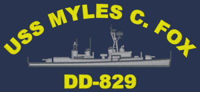 DD 829 USS Myles C Fox