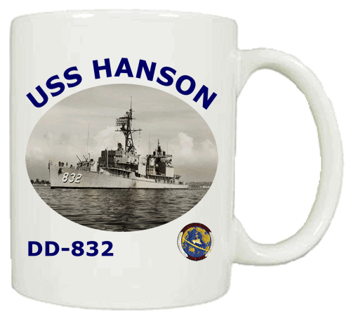DD 832 USS Hanson Coffee Mug