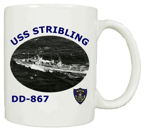 DD 867 USS Stribling Coffee Mug