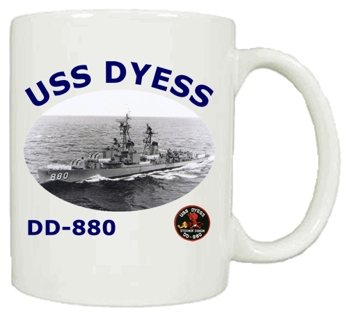 DD 880 USS Dyess Coffee Mug