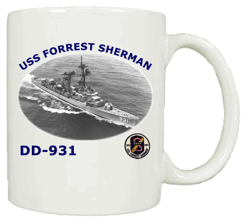 DD 931 USS Forrest Sherman Coffee Mug