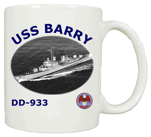 DD 933 USS Barry Coffee Mug