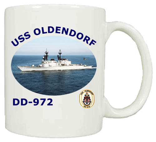DD 972 USS Oldendorf Coffee Mug