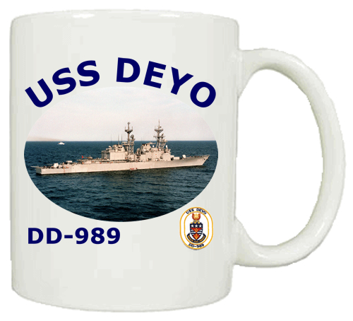 DD 989 USS Deyo Coffee Mug