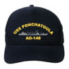 AO 148 USS Ponchatoula Embroidered Hat