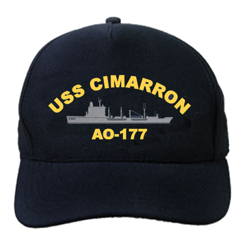 AO 177 USS Cimarron Embroidered Hat