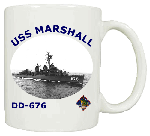 DD 676 USS Marshall Coffee Mug