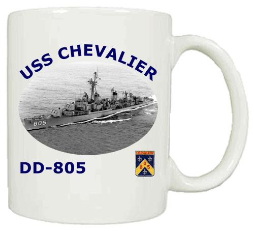 DD 805 USS Chevalier Coffee Mug